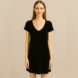 GAP Black T-shirt dress